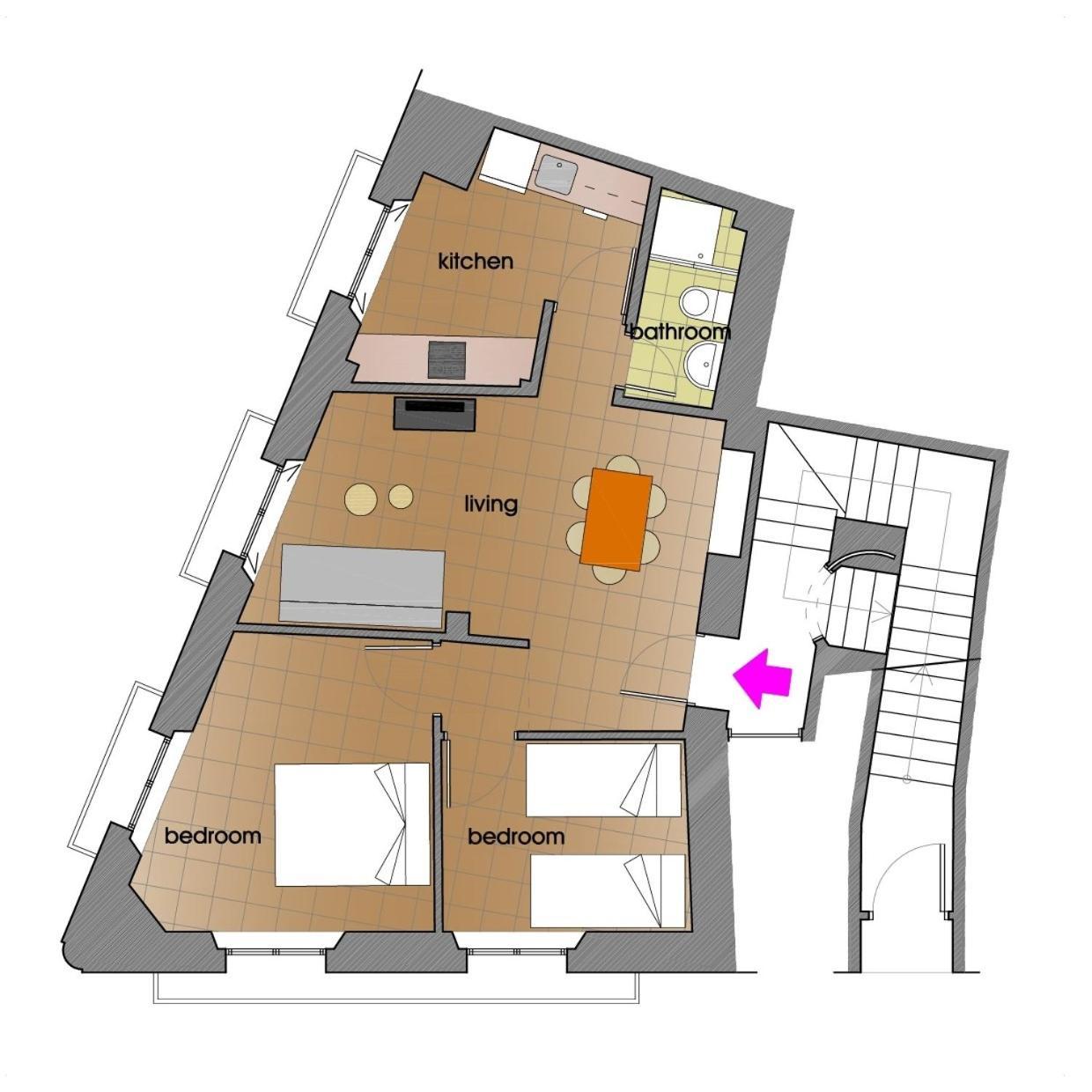 Homeyseville- Bright Apartment At Santa Cruz 6 Pax, Parking Optional Exterior photo
